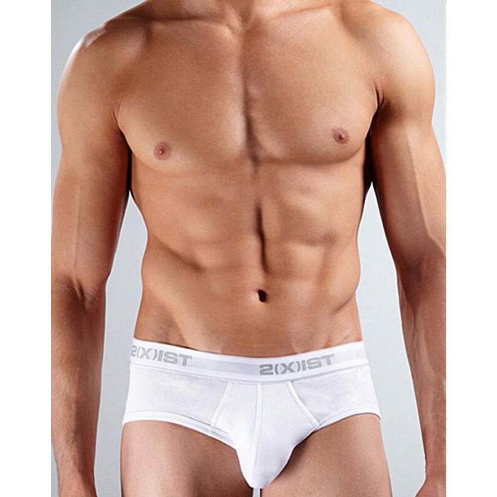 Мужские трусы брифы белые 2xist White Classic Brief 190