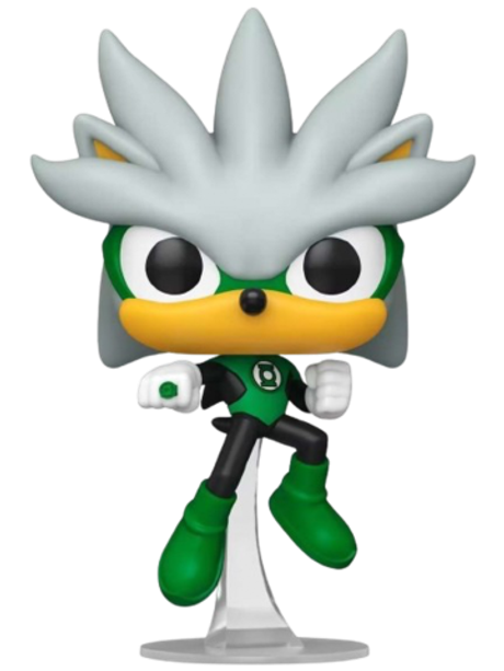 Фигурка Funko POP! Heroes DC х Sonic the Hedgehog Silver as the Green Lantern
