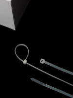 Хомут кабельный 4.8х300 нейл. бел. (уп.100шт) IEK UHH31-D048-300-100