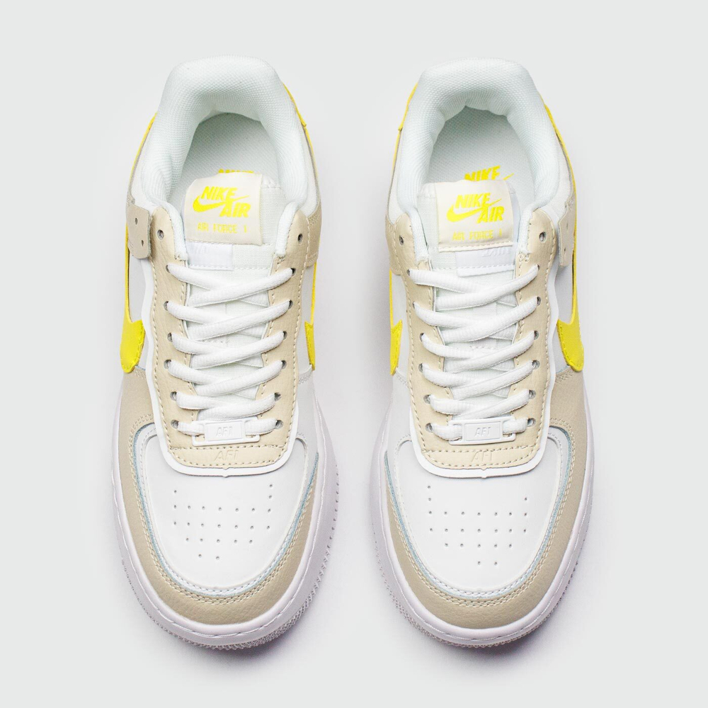 Кроссовки Nike Air Force 1 Shadow White Yellow