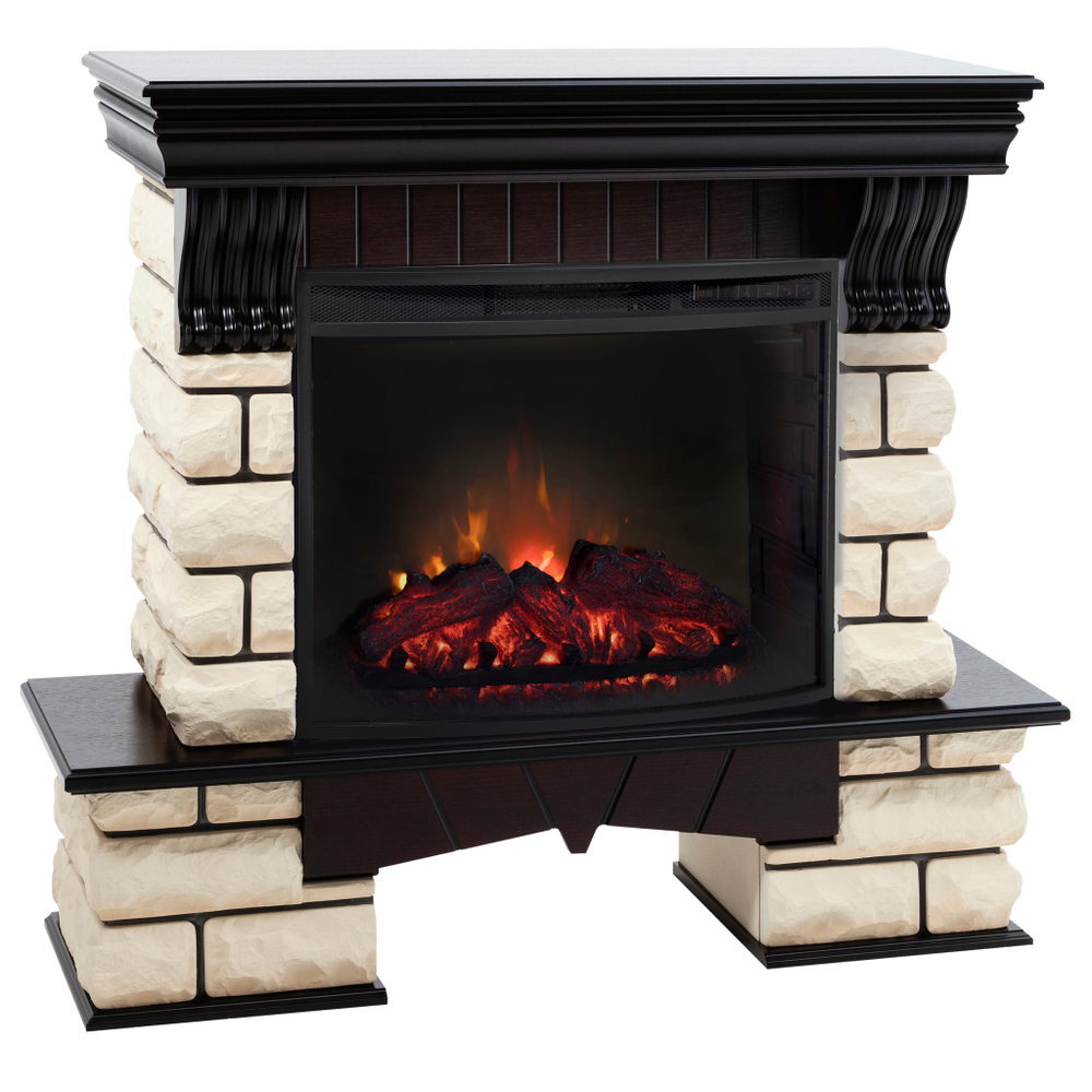 Каминокомплект Real Flame Kavkaz 24/25,5 AO с очагом Evrika 25,5