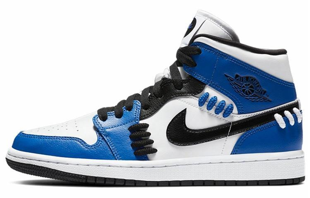 Кроссовки Jordan Air Jordan 1 Mid Se "Game Royal" (Женская размерная сетка)