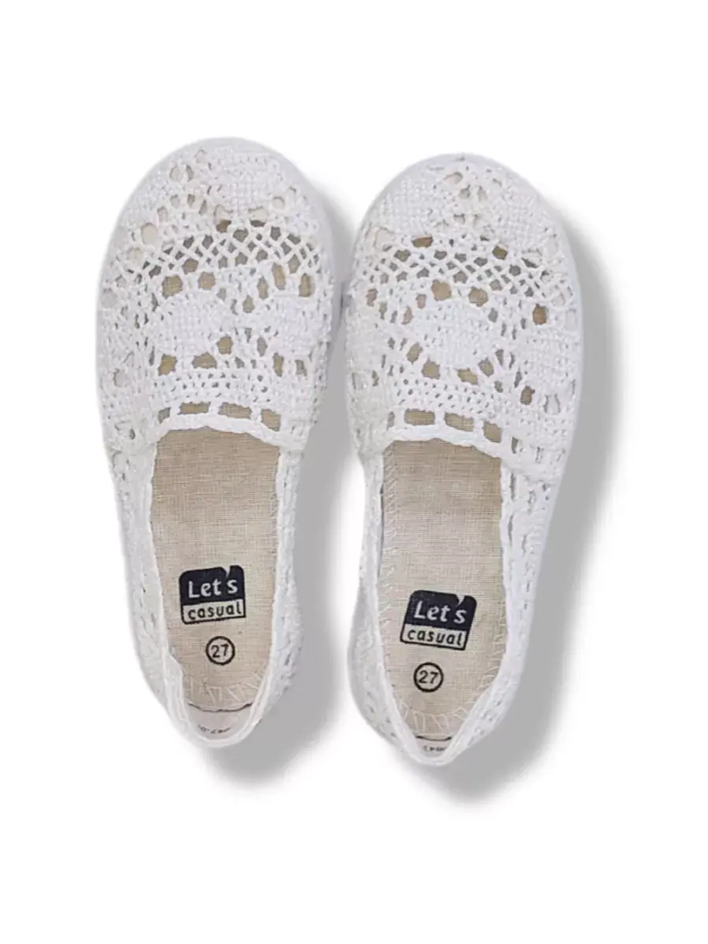 Слипоны для девочки сетка.