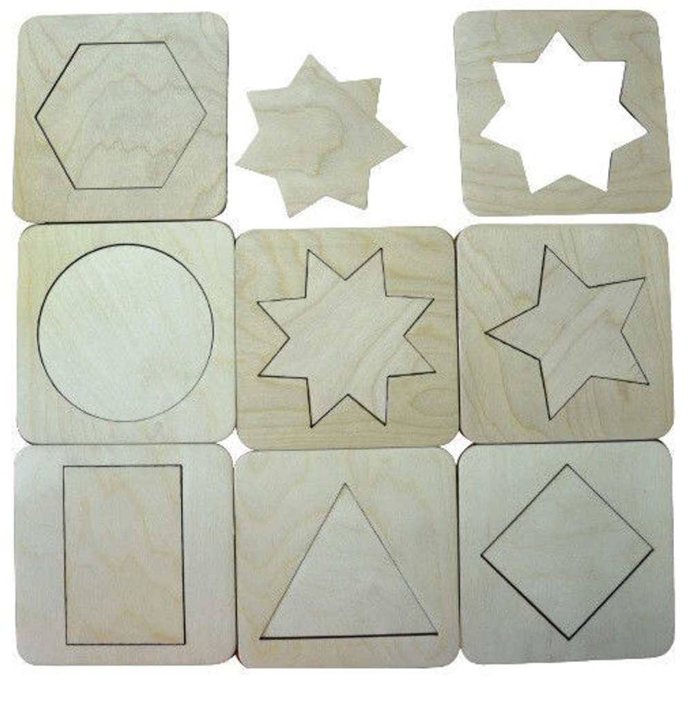 Трафареты в пенале для песочной терапии