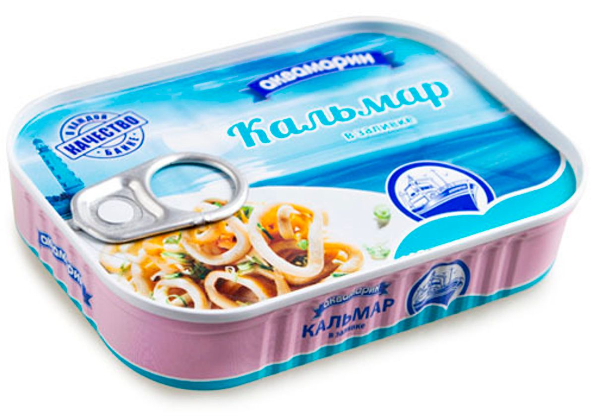 Кальмар командорский в заливке, 105г