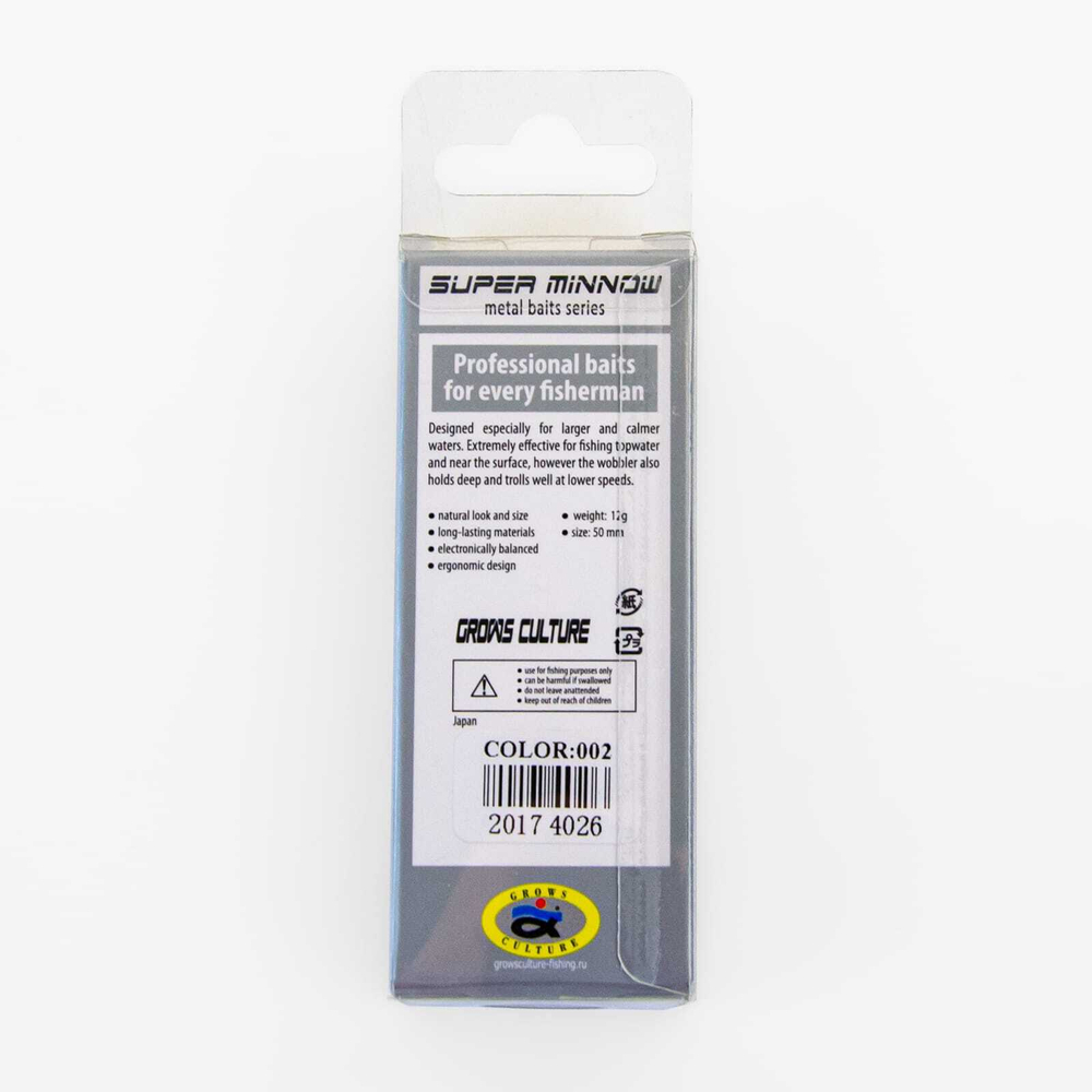 Пилькер Grows Culture Super Minnow (12гр)