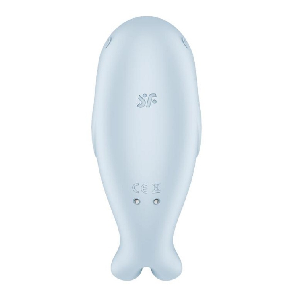 Вакуумно-волновой вибростимулятор Satisfyer Seal you soon голубой