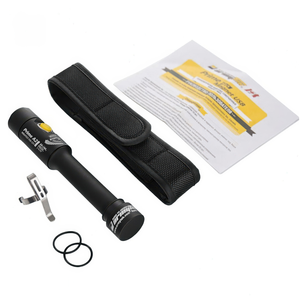 Фонарь на каждый день Armytek Prime A2 — 10 лет гарантии от производителя.