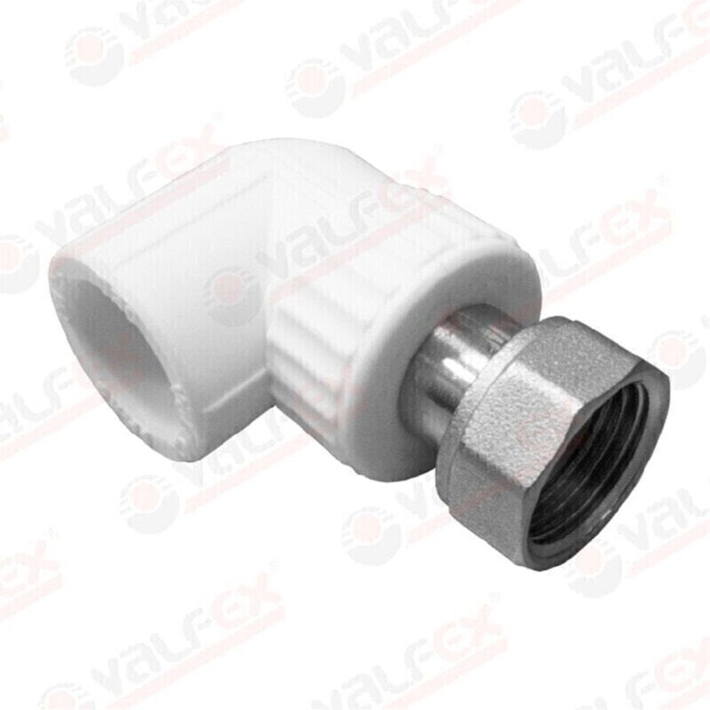 Угол с накидной гайкой 20*1/2 Valfex