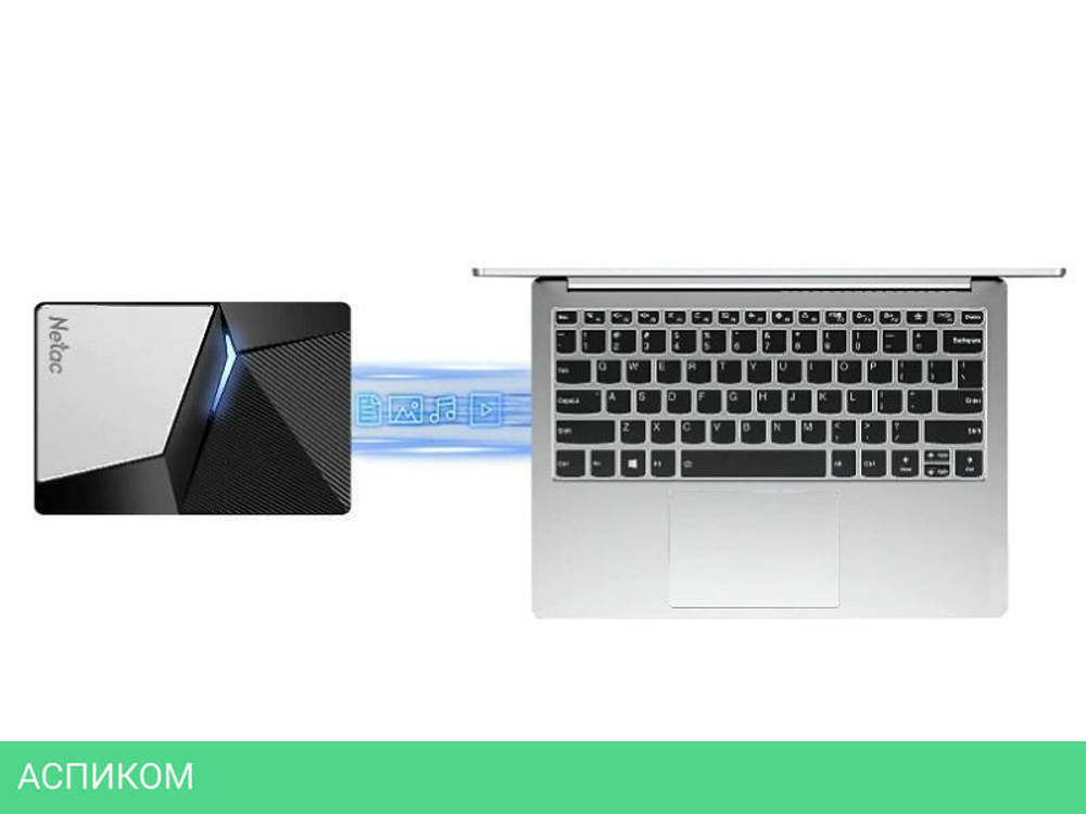 Внешний накопитель Netac Z7S 480GB (NT01Z7S-480G-32BK)