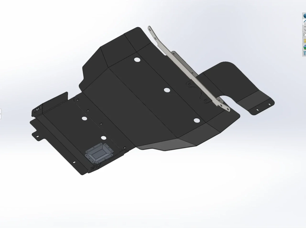 Защита днища для Ford Bronco Raptor 2022+ Форд Бронко Раптор