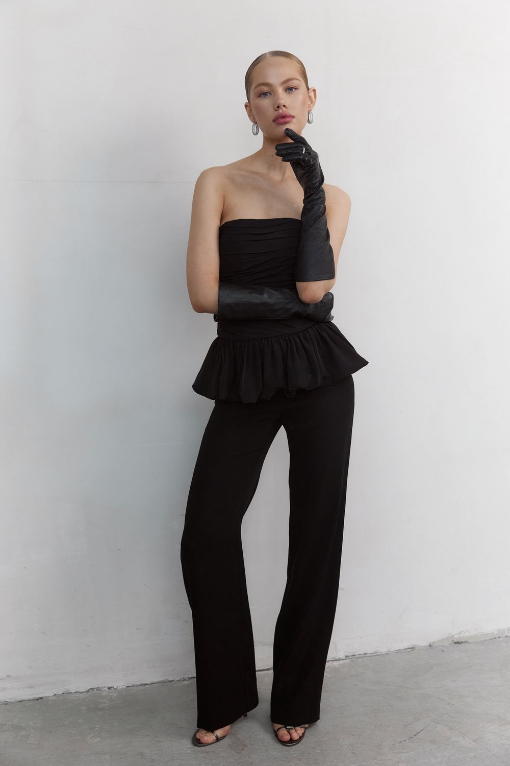 Корсет с драпировкой