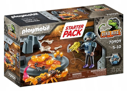 Конструктор Playmobil Dino Rise стартовый набор Битва огненного скорпиона 70909