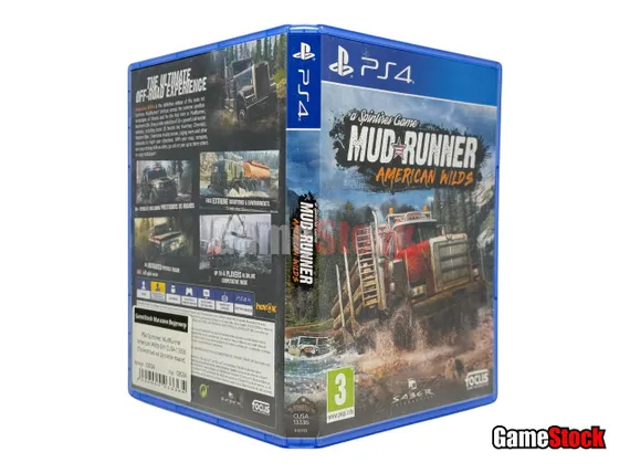 PS4 Spintires: MudRunner American Wilds Б/У CUSA-13336 (Полностью на русском языке)