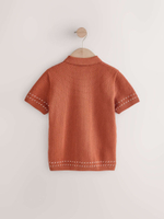 Кардиган вязаный для мальчика Next AA8-951, Кирпичный