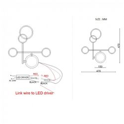 Накладной светильник Imperiumloft ZINGY B zingy01