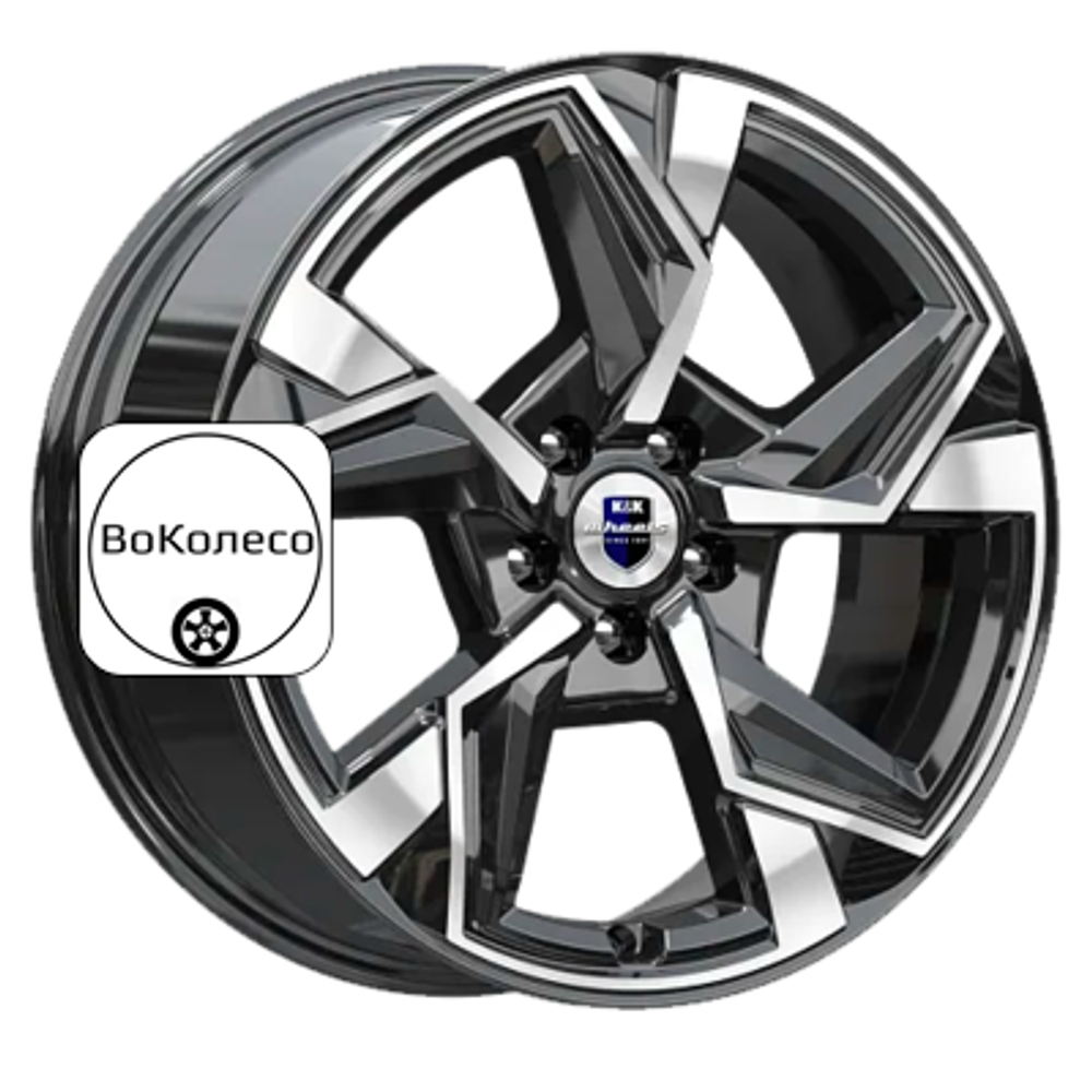 7,5x18/5x115 ET43 D70,2 Кайан (КС1012) Алмаз черный K&K