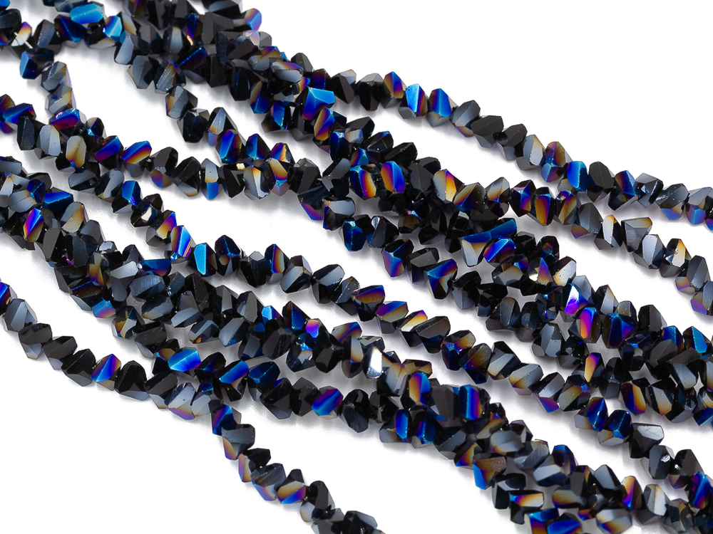 Нить бусин для украшений 4мм (ювелирное стекло)