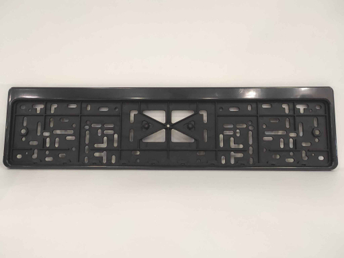 8378 / Рамка госномера пластик + глянцевая вставка (2 шт. / комплект)