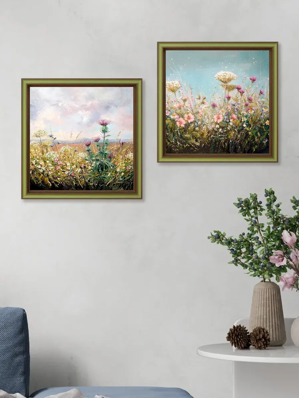 Картина на стену интерьерная на холсте 33х33 см