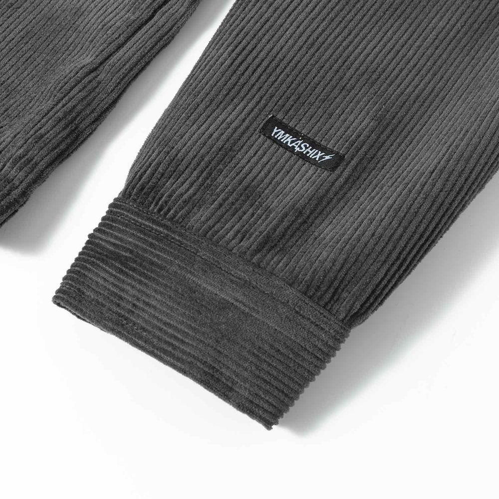 Рубашка Ymkashix Velvet Button угольная