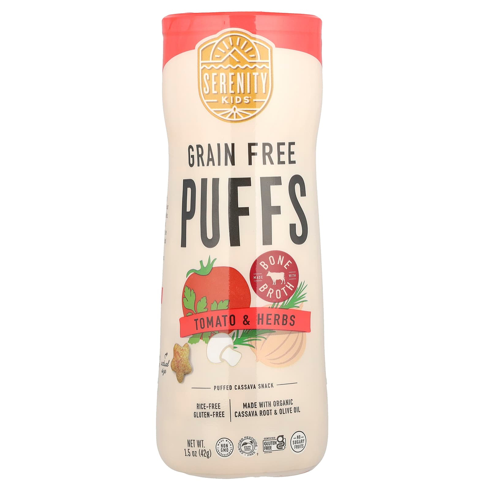 Serenity Kids, Слойки без злаков, с томатами и грибами, 43 г (1,5 унции)