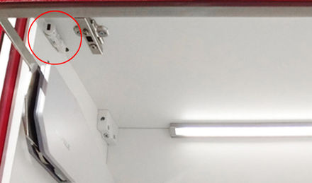 Выключатель ИК HZK222 на взмах/открытие для светодиодной ленты и светильников, 12/24В