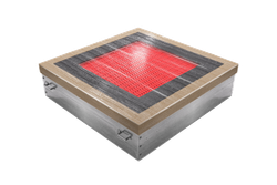 Встраиваемый детский батут для площадок - квадрат - 210