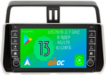 Магнитола для Toyota Land Cruiser Prado 150 2017-2023 - Airoc AB-1126 (кнопки и крутилки), Android 13, TS20, 6/128Гб, SIM-слот, CarPlay