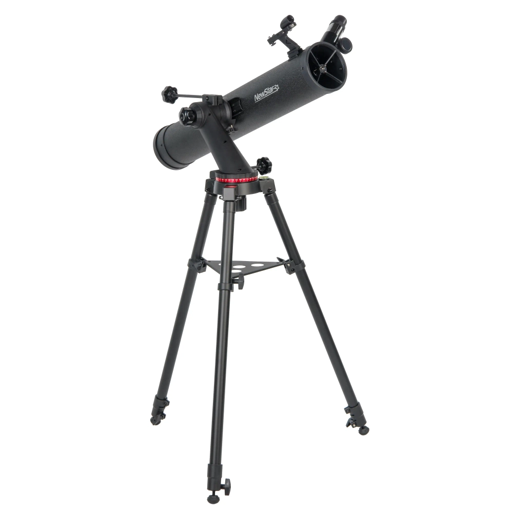 Телескоп Veber NewStar MT80080 AZIII слева с окуляром