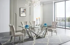 Обеденный стол Stellmar 200х100 см, закаленное стекло