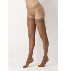 Женские чулки светло-коричневые OROBLU Chic Up, 30 ден, Daily VOBC01001