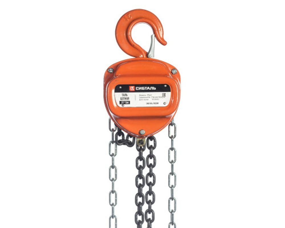 Таль ручная цепная 3 т - 3 м ТРШС Сибталь