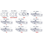 Чехол для лодки р.630-710x380см плотность 600