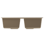 Мойка ML-GM23 КОМФОРТ двухчашевая, бежевая (328), 770*500*190мм
