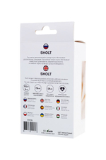 Фиолетовая анальная втулка Sholt - 10 см. (Цвет: фиолетовый)