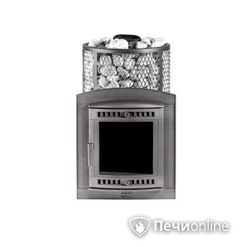 Дровяная печь-каменка Прометалл Атмосфера L сетка нержавейка