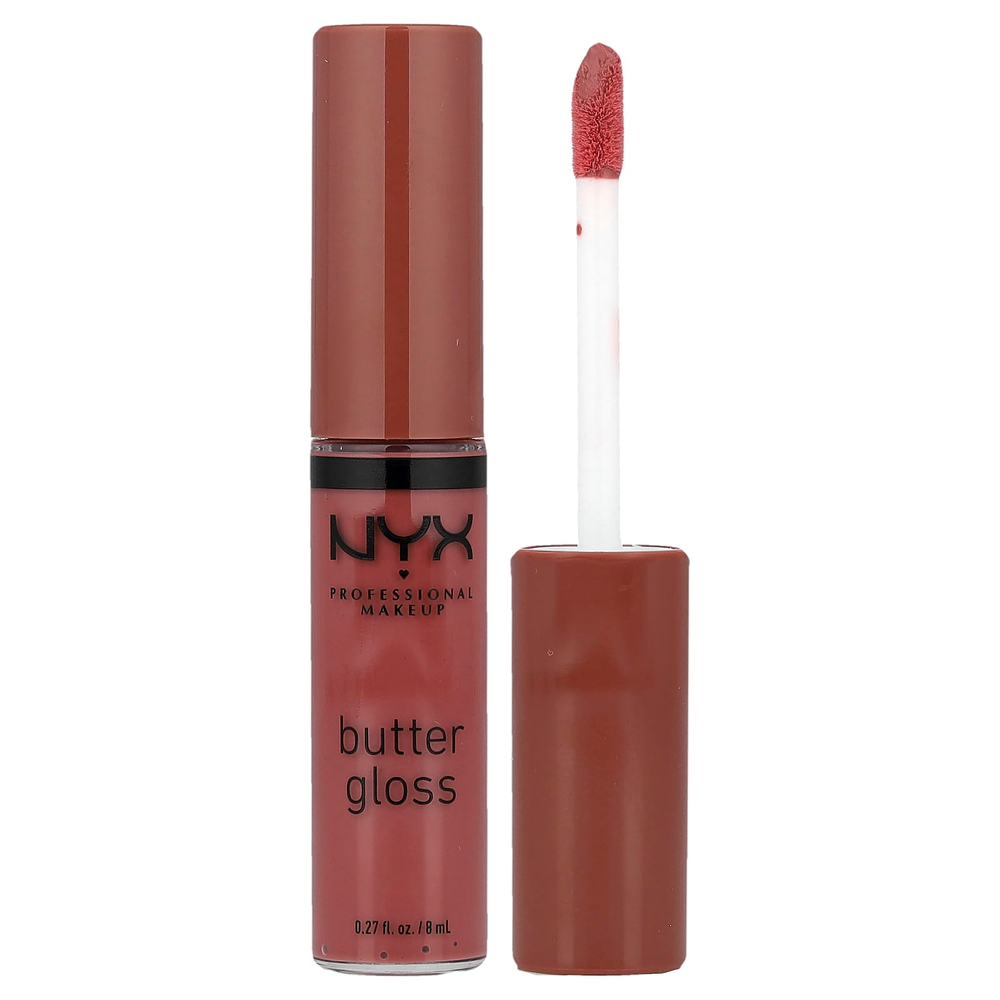 NYX Professional Makeup, Butter Gloss, блеск для губ, оттенок 16 пралине, 8 мл (0,27 жидк. унции)
