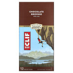 Clif Bar, Энергетический батончик, Шоколадный брауни, 12 батончиков, 2,40 унц. (68 г) каждый