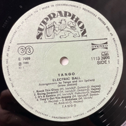 Винтажная виниловая пластинка LP Tango Electric Ball (Чехословакия 1986)