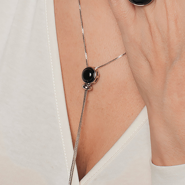Колье Possebon Agata Preto B0476.4 S