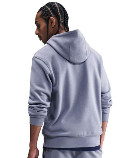 Мужская теннисная кофта Nike Club Fleece Pullover - world indigo/world indigo/white