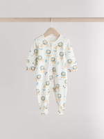 Комбинезон / Cлип для малышей Next E19-557, 3 шт., Бежевый, Голубой