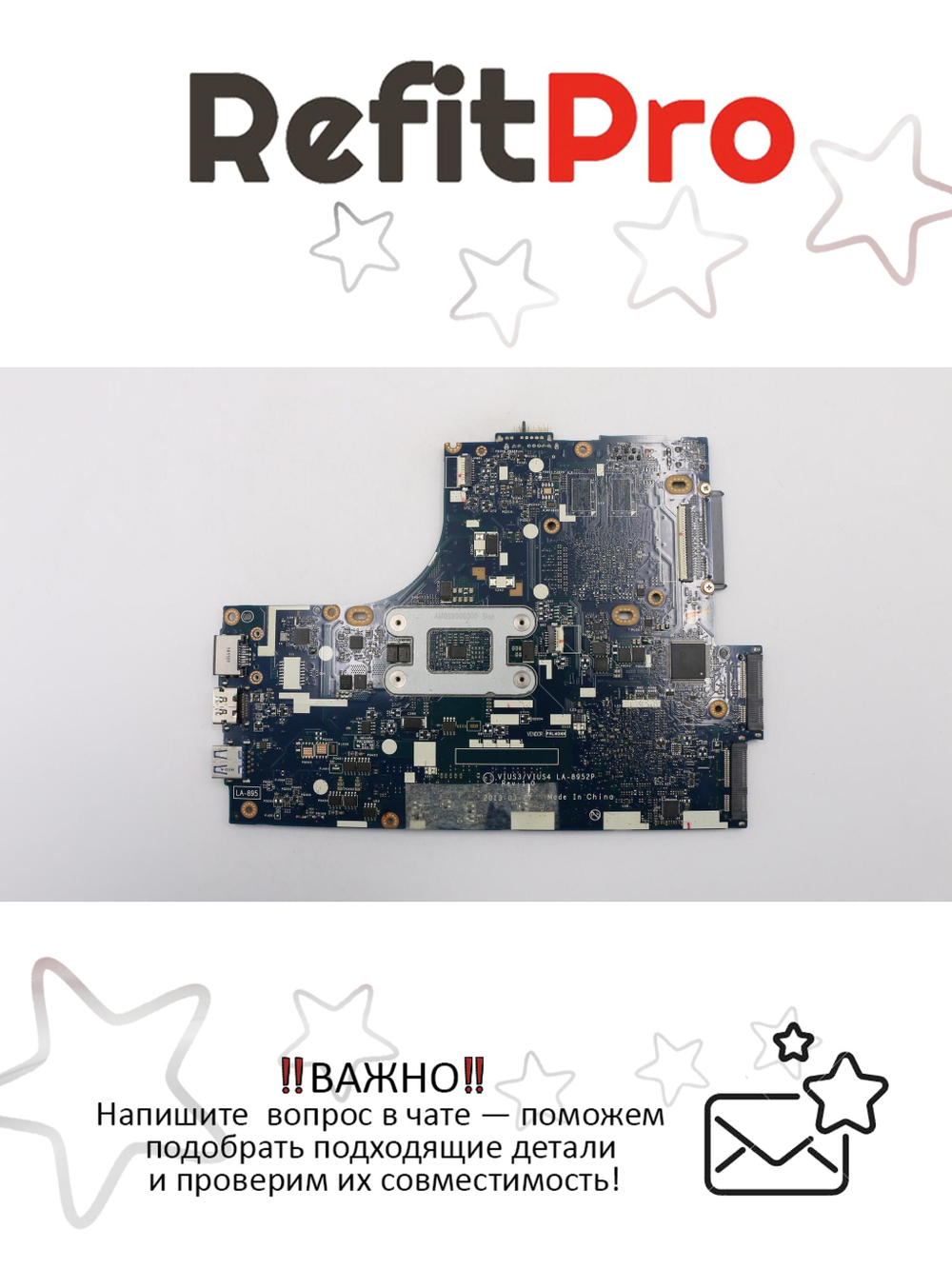 Материнская плата для ноутбука Lenovo IdeaPad S400 VIUS4 W8P UMA HM70 2127U TS (90003593), оригинал