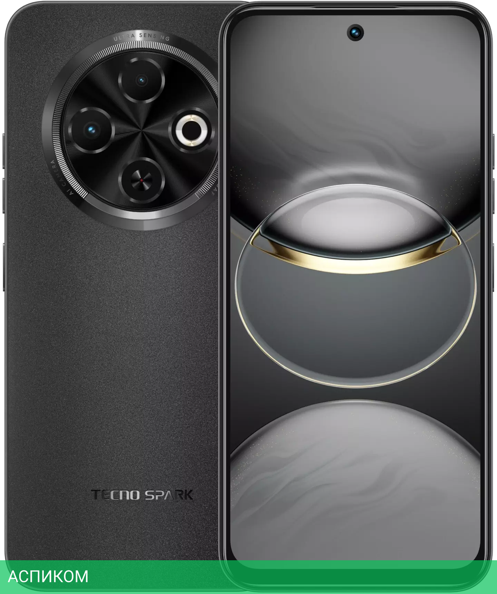 Смартфон Tecno Spark 30C 8GB/256GB Orbit Black (KL5n)