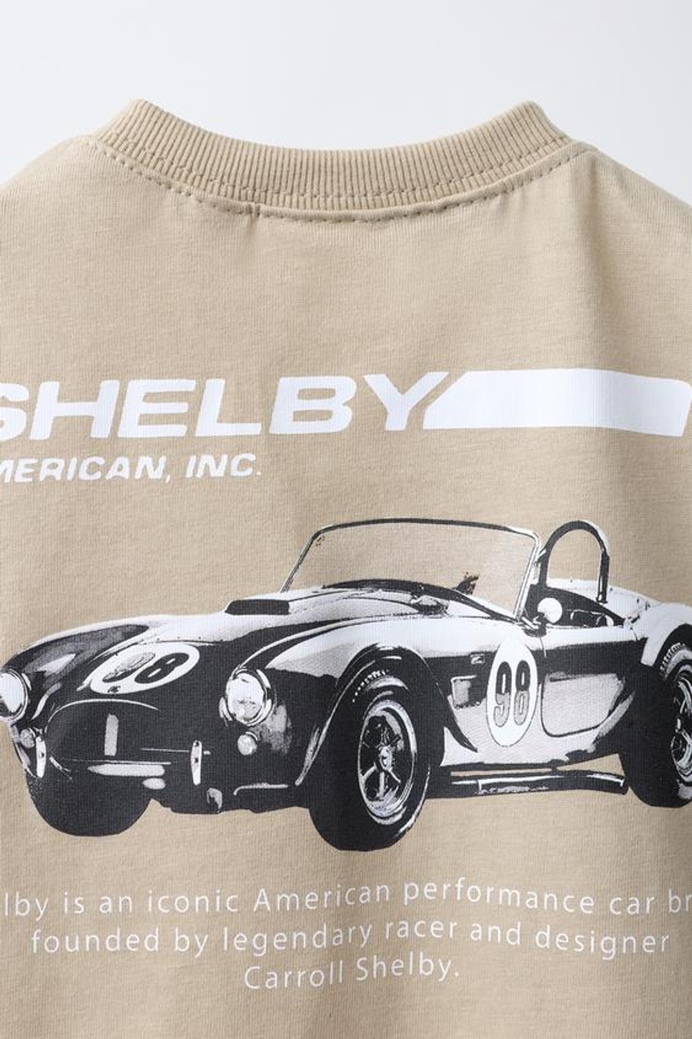 ZARA ФУТБОЛКА SHELBY®, БЕЖЕВЫЙ