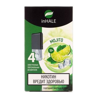 Картридж INHALE 2% HARD (упаковка - 4 шт) Мохито - Mojito