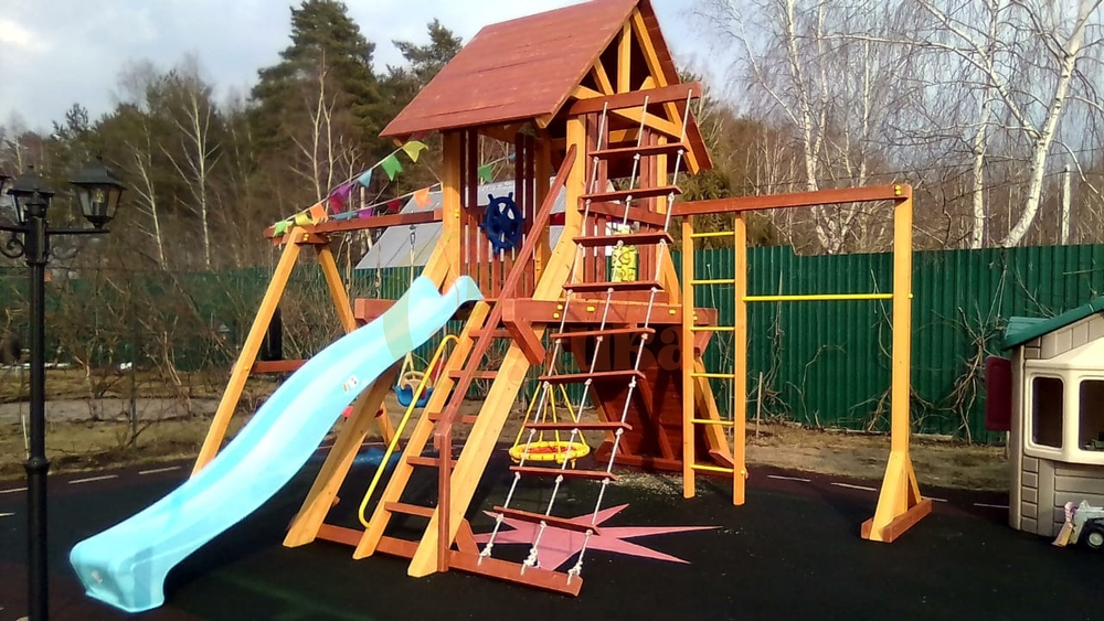 Деревянный игровой комплекс Савушка Lux - 6