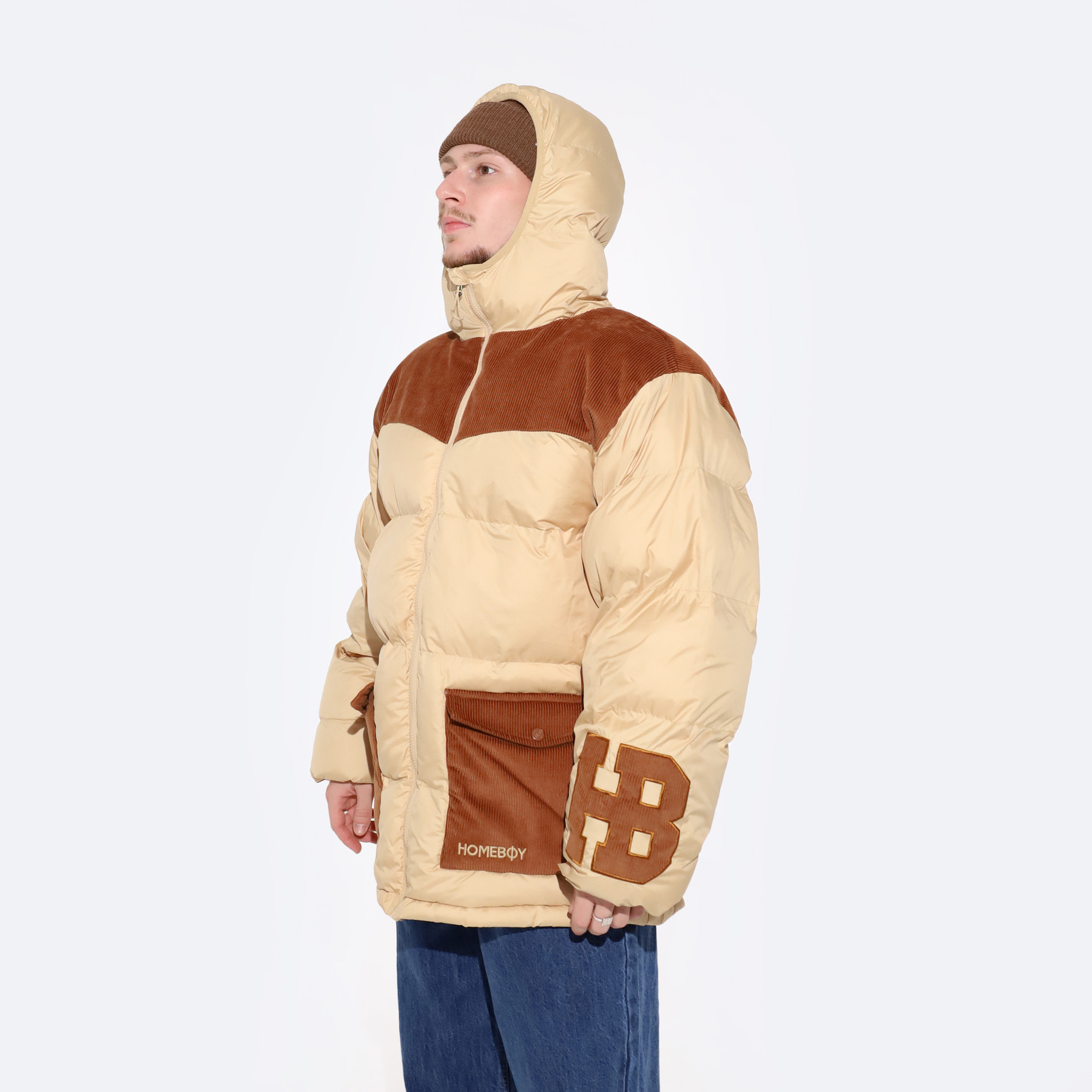 Куртка Homeboy Blowball Jacket (beige) артикул:UktuAGG2gvu3KQMpLLCld2 - купить в магазине Дайс