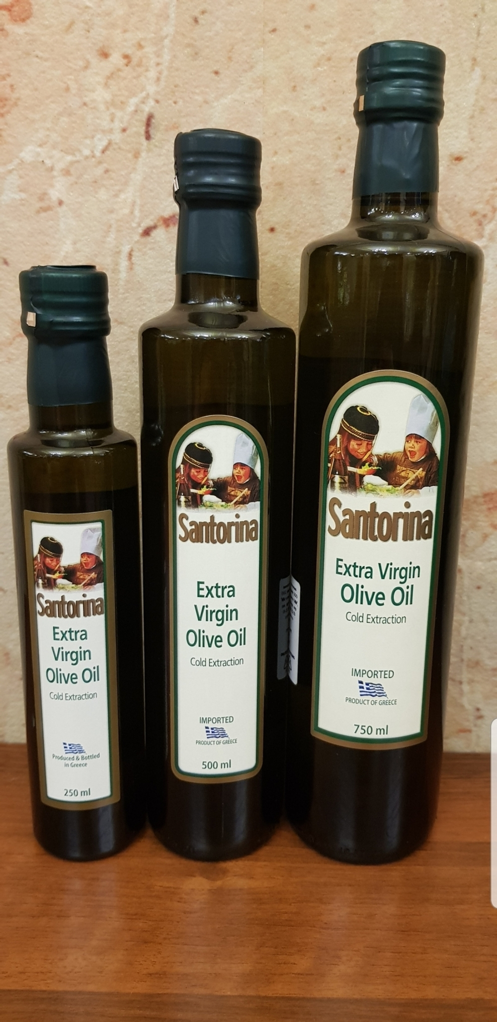 Оливковое масло греческое SANTORINA Extra Virgin 500 мл Греция